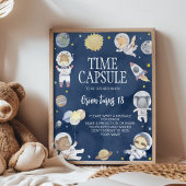 Buitenruimte Safari Verjaardag Tijd Capsule Teken Poster