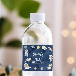 Buitenruimte Safari Verjaardag Water Fles Label Waterfles Etiket