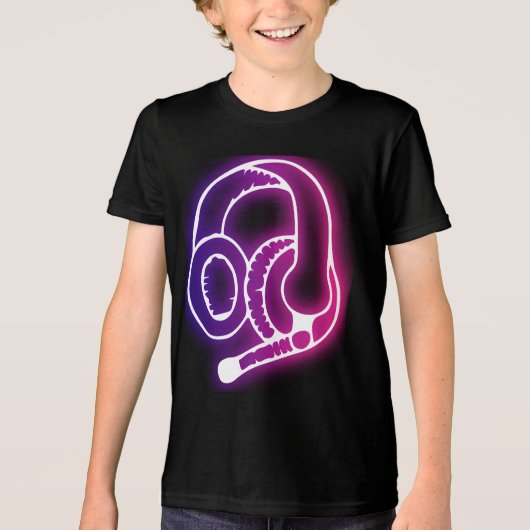 Buitenruimte Schoolbord Sterrenbeeld Doodles Kinde Tri-Blend Shirt (Voorkant)