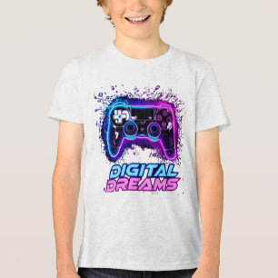 Buitenruimte Schoolbord Sterrenbeeld Doodles Kinde Tri-Blend Shirt