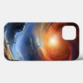Buitenruimte Sci Fi Landschapskunst Case-Mate iPhone Case (Achterkant (horizontaal))
