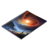 Buitenruimte Sci Fi Landschapskunst Notitieboek (Linkerzijde)