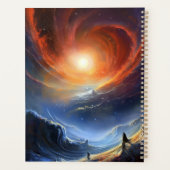 Buitenruimte Sci Fi Landschapskunst Planner (Achterkant)