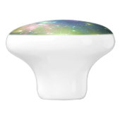 Buitenruimte, sterren, sterrenstelsels en nebula's keramische knop (Zijkant)