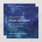 Buitenruimte sterrenbeeld sterrenstelsel Bar Mitsw Kaart (Voorkant / Achterkant)