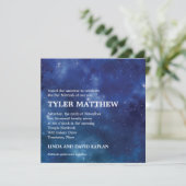 Buitenruimte sterrenbeeld sterrenstelsel Bar Mitsw Kaart (Staand voorkant)