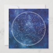 Buitenruimte sterrenbeeld sterrenstelsel Bar Mitsw Kaart (Achterkant)