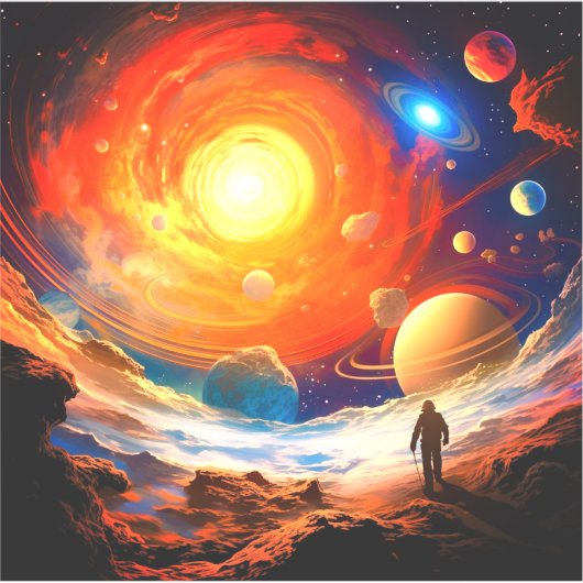 Buitenruimte Sticker (Voorkant)