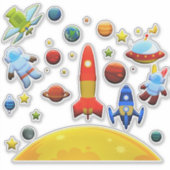 Buitenruimte Sticker (Voorkant)