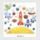 Buitenruimte Sticker (Vel)