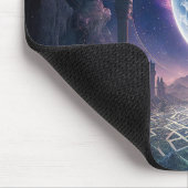 Buitenruimte Surrealistische Fantastische kunst Muismat (Hoek)