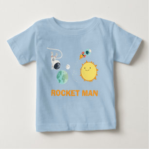 Buitenruimte - T-shirt T-shirt Rocket Astronaut