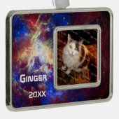 Buitenruimte Tarantula Nebula Persoonlijke foto Verzilverd Omlijst Ornament (Rechts)