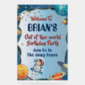 Buitenruimte thema acryl teken bord (Voorkant)