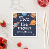 Buitenruimte Twee de maan 2de verjaardag Servet (Insitu)