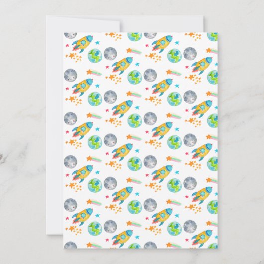 Buitenruimte Twee: de maan 2de verjaardag van de m Kaart (Achterkant)