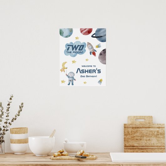 Buitenruimte Twee: het Munt 2de Welkomstteken van Poster (Keuken)