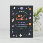 Buitenruimte uit deze wereldfeestdag kaart (Staand voorkant)