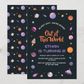 Buitenruimte uit deze wereldfeestdag kaart (Voorkant / Achterkant)