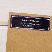 Buitenruimte Universum Galaxy Bruiloft Etiket