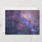 Buitenruimte Universum Galaxy Bruiloft Save The Date (Achterkant)