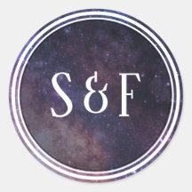 Buitenruimte Universum Galaxy Monogram Envelop Afd