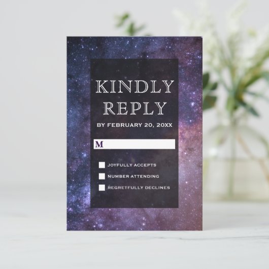 Buitenruimte Universum Galaxy RSVP (Staand voorkant)