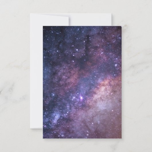 Buitenruimte Universum Galaxy RSVP (Achterkant)