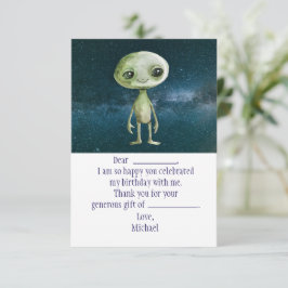 Buitenruimte Verjaardag Dank Je Kaart van Buitenaa