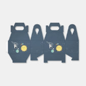 Buitenruimte Verjaardagsgunst Box Raket Astronaut Bedankdoosjes (Uitgevouwen)