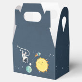 Buitenruimte Verjaardagsgunst Box Raket Astronaut Bedankdoosjes (Geopend)