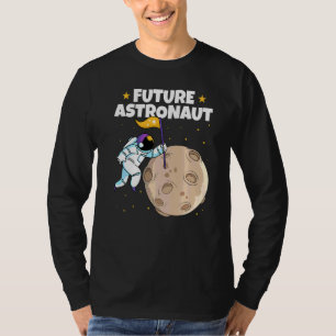 Buitenruimte Wetenschap Maanlanding Universum Toek T-shirt