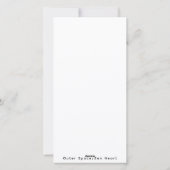 Buitenruimte/Zen Hart/Chinese Kalligrafie Feestdagenkaart (Achterkant)