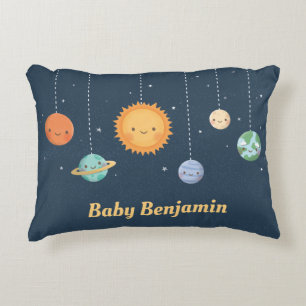 Buitenruimte Zon en Planeten Sterrenstelsel Babyka Accent Kussen