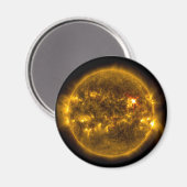 Buitenruimte Zon met zonnevlammen Magneet (Voorkant / Achterkant)