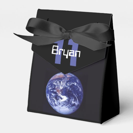 Buitenruimte Zonnestelsel Gepersonaliseerde Favor  Bedankdoosjes (Voorkant Zijde)