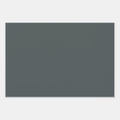 Buitenruimte Zwart Mat Verpakking Papiervellen Inpakpapier Vel (Voorkant)