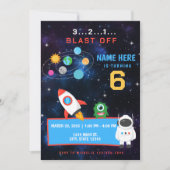 Buitenruimteastronautenplaneten Kaart (Voorkant)