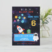 Buitenruimteastronautenplaneten Kaart (Staand voorkant)