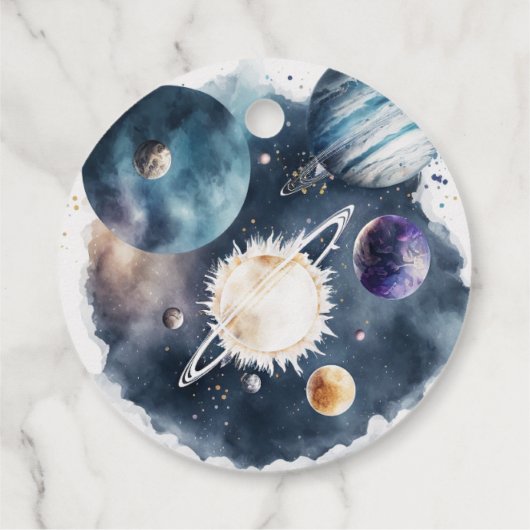 Buitenruimtecentrales en raketschildpadjongen, eer bedankjes labels (Achterkant)