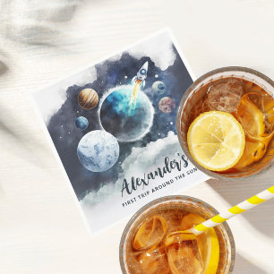 Buitenruimtecentrales en raketschildpadjongen, eer servet