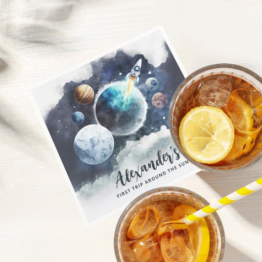 Buitenruimtecentrales en raketschildpadjongen, eer servet