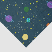 Buitenruimtecentrales en sterren in onbekende melk tissuepapier (Detail)