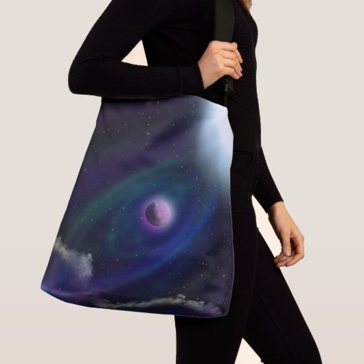 Buitenruimtecentrales en zonneschijn crossbody tas (Dichtbij)