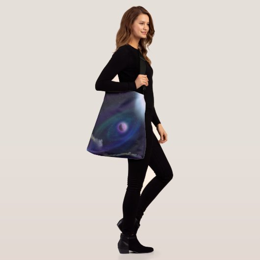 Buitenruimtecentrales en zonneschijn crossbody tas (Op model)