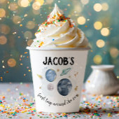 Buitenruimtecentrales Galaxy First Trip Boy Birthd Papieren Bekers