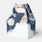 Buitenruimtecentrales Jongen Galaxy First Trip Bir Bedankdoosjes (Achterkant)