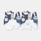 Buitenruimtecentrales Jongen Galaxy First Trip Bir Bedankdoosjes (Uitgevouwen)