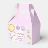 Buitenruimtecentrales Jongen Galaxy First Trip Bir Bedankdoosjes (Voorkant Zijde)