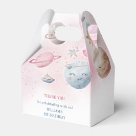 Buitenruimtecentrales Jongen Galaxy First Trip Bir Bedankdoosjes